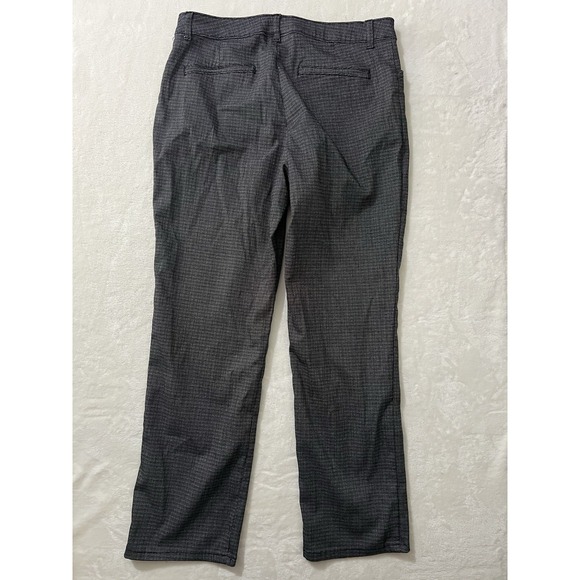 Lee 12 Petite Relaxed Fit Straight Leg Mid Rise Effortless Wash Wear Gray Pants - Picture 2 of 6